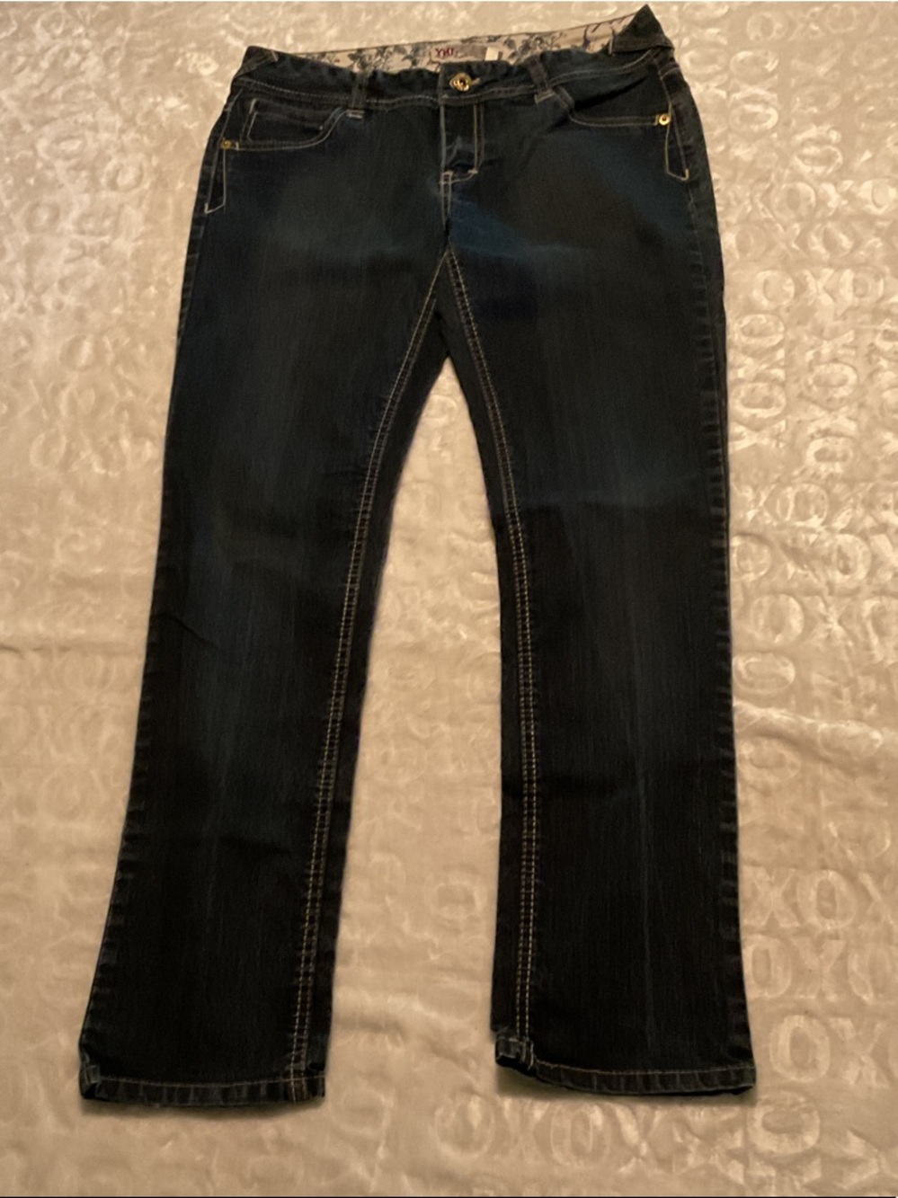 YMI Women's Straight Leg Jeans - Dark Indigo